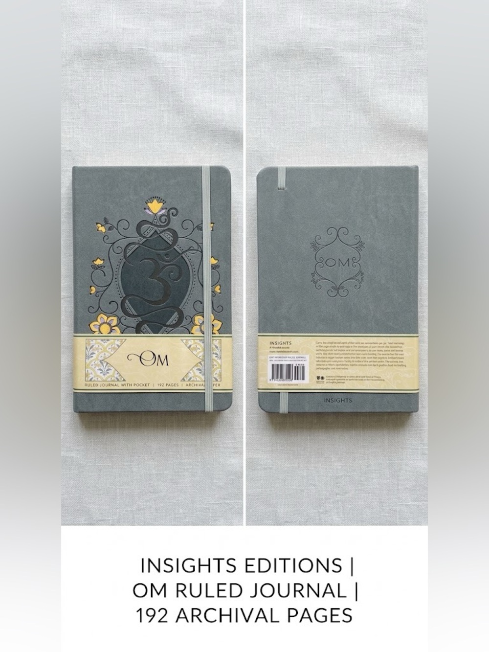 OM Ruled Journal with Pocket